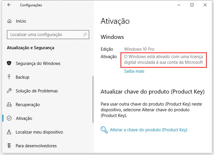 Guia de Ativação Windows 10 / Windows 11