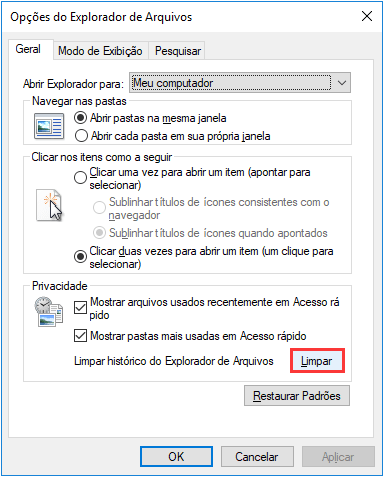 Windows 10: Explorador de arquivos demora para responder