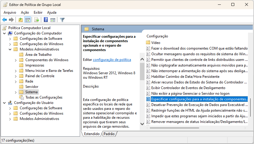 corrija o código de erro 0x800f0954 - Execute o Editor de Política de Grupo Local