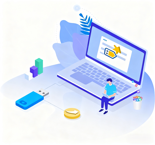 recuperar arquivos em pen drive​