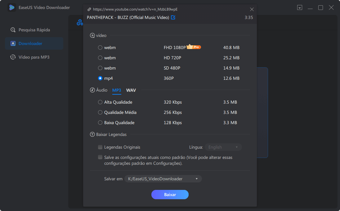 Como baixar vídeos do YouTube para o computador