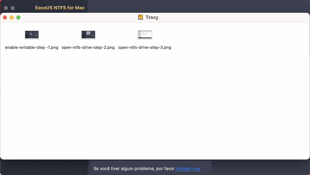 Visualizar e verificar arquivos na unidade ntfs