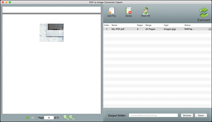 extrair imagem de pdf usando PDF to Image Converter Expert