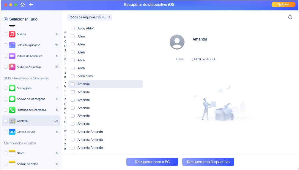 Recuperar contatos do iPhone - 3