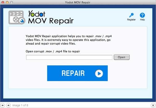 Reparar vídeo para mac - yodot mov repair