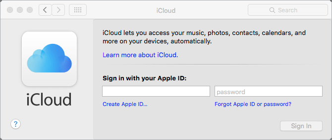 abrir iCloud