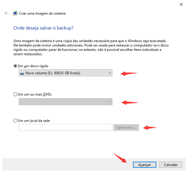 clonar disco rígido sem software passo 4