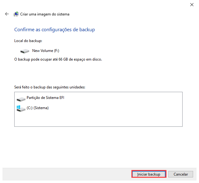 clonar disco rígido sem software passo 5