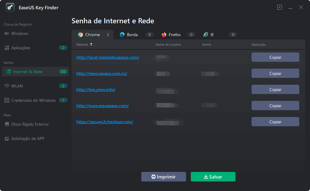 encontrar conta e senhas do navegador 1