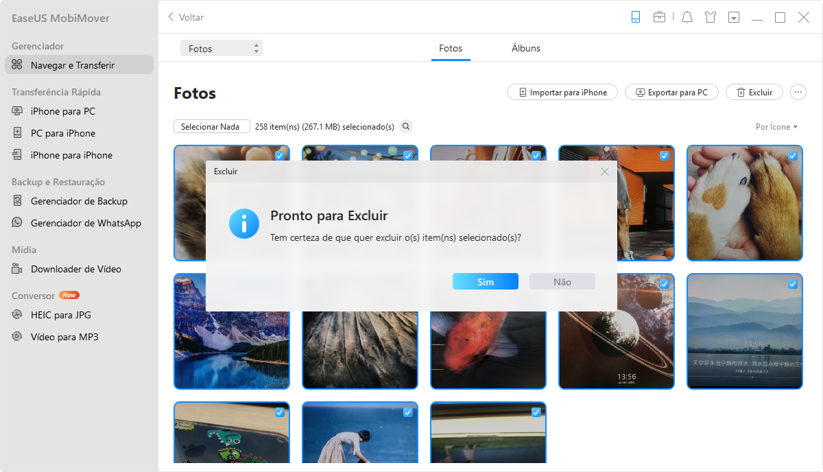 excluir fotos do iPhone - passo 3