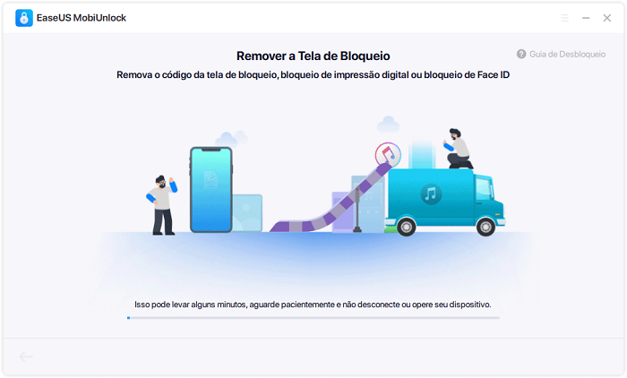 Aguarde a conclusão do processo