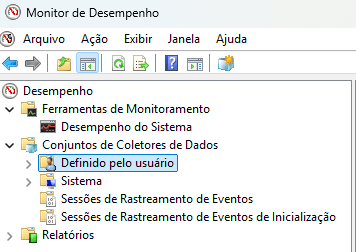 criar conjuntos de coletores de dados