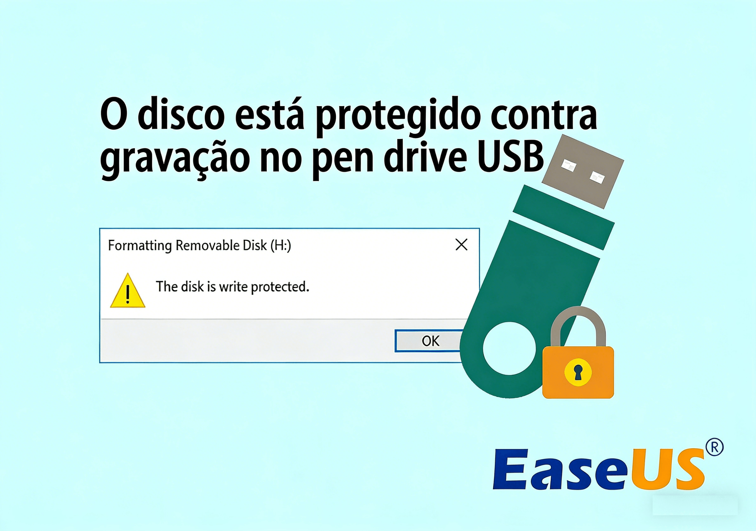 pendrive protegido contra gravação