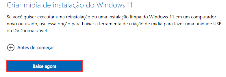 Download do arquivo ISO do Windows 11 para instalar em seu PC