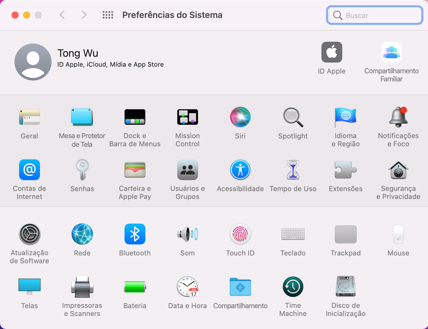 selecionar usuários e grupos