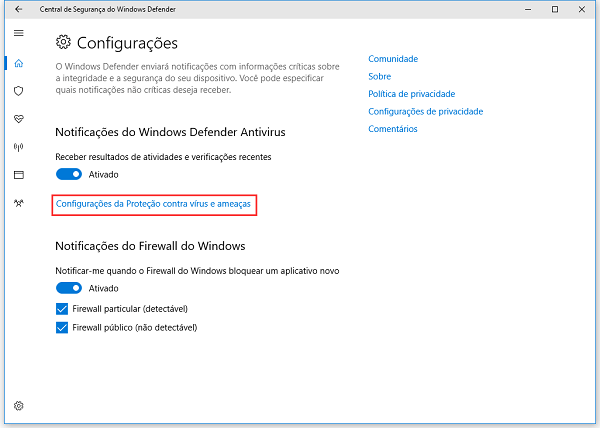 adicionar uma exclusão ao Windows Defender para corrigir o alto uso de disco-2