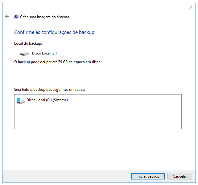 Crie a imagem do sistema do Windows 10/8/7 para USB.