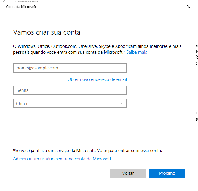crie uma nova conta de usuário no Windows 10 para corrigir perfil de usuário corrompido