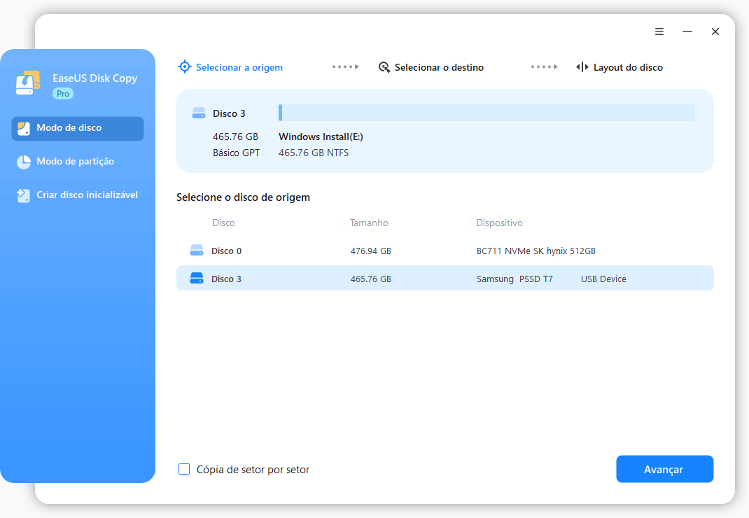 Melhor Software de Duplicador de HD [2024] - EaseUS