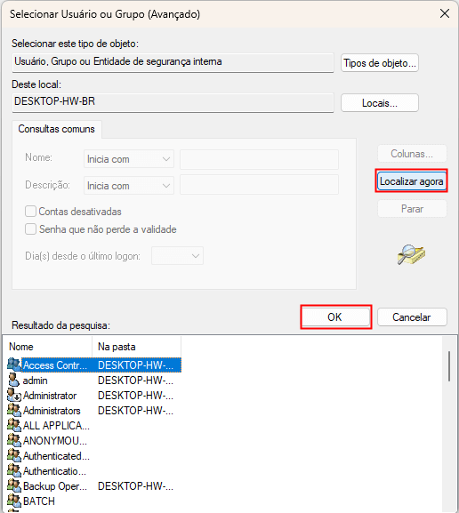 Adicione um novo usuário como proprietário do gerenciamento de disco