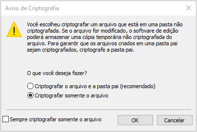 como criptografar arquivos no Windows 10/8/7