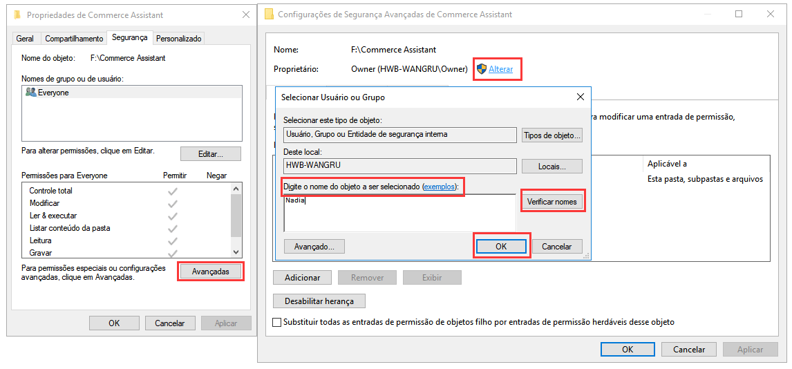 corrigir acesso negado do hd