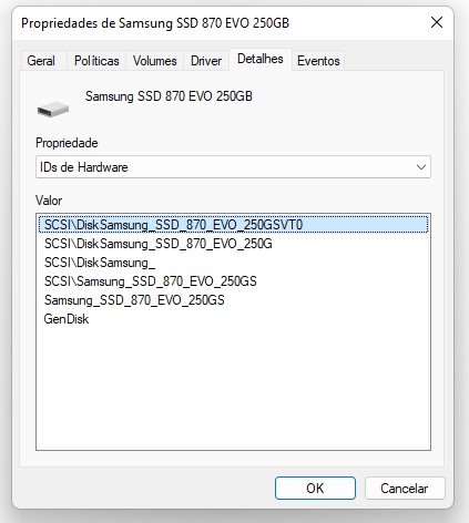 Encontre o ID de firmware exato do seu disco rígido externo para atualizar seu firmware.