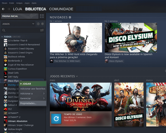 Steam - Migração Steam