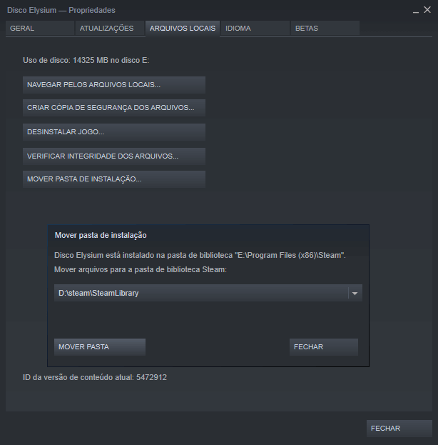 Segurança da conta Steam - Migração Steam