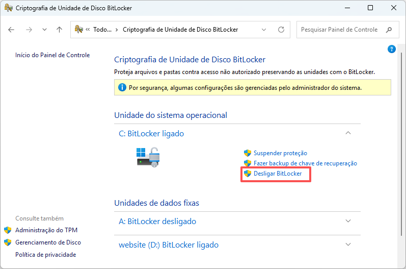 desativar-bitlocker