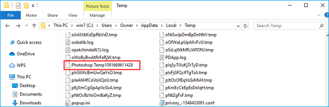 recuperar arquivos photoshop não salvos da pasta temporária