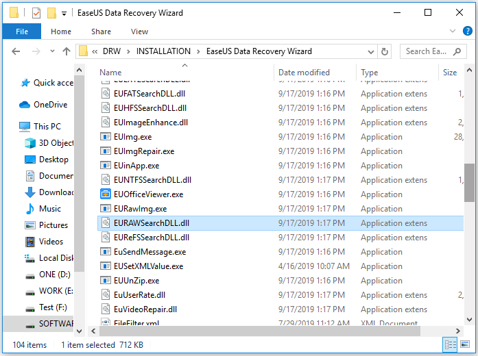 Renomear arquivo EURAWSearchDLL