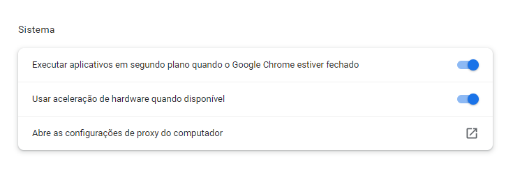 impedir que aplicativos sejam executados em segundo plano