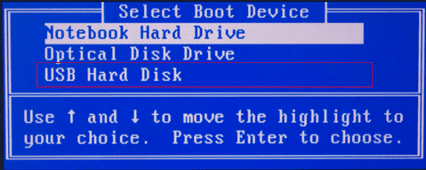 executar a partir do drive USB