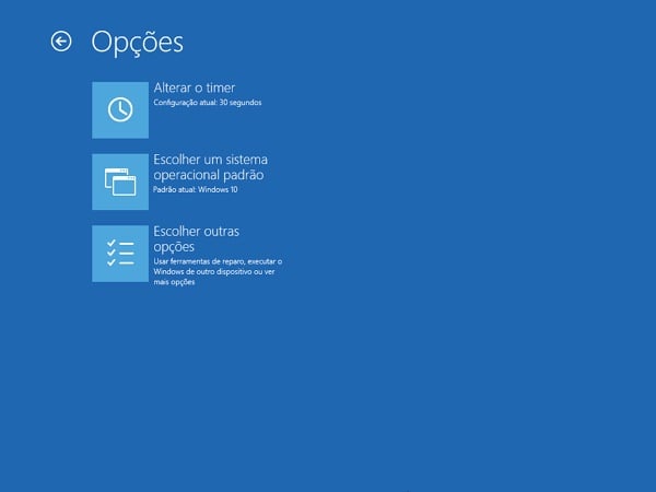 Alterar as confugurações do Windows 10