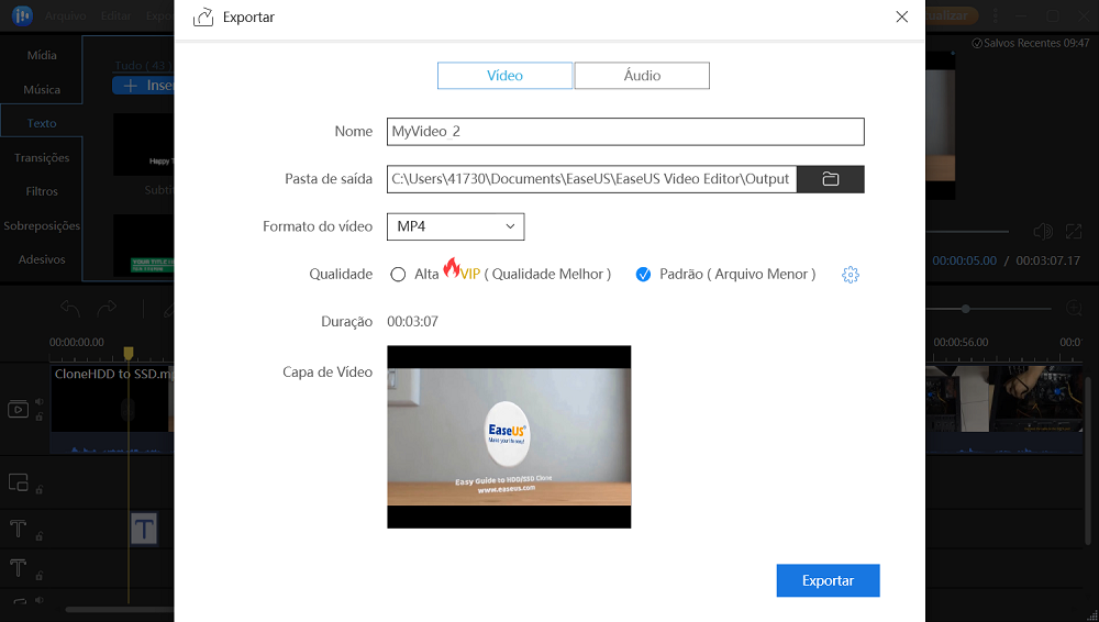 adicionar música ao vídeo - 3