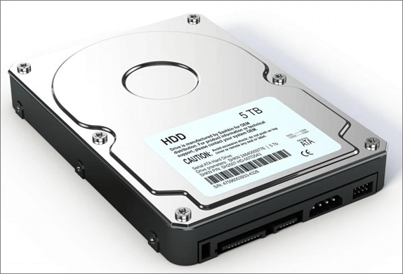 armazene dados a longo prazo com drivers digitais como HDD, SSD, USB