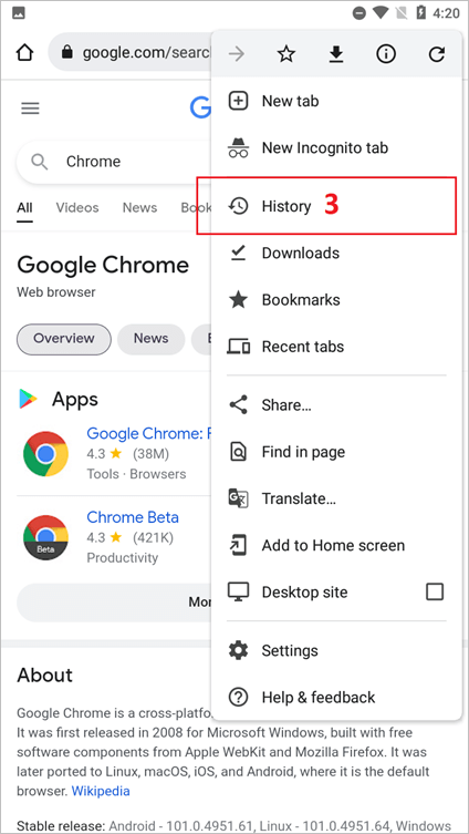 Dica: Como apagar o histórico de visualizações e pesquisas do