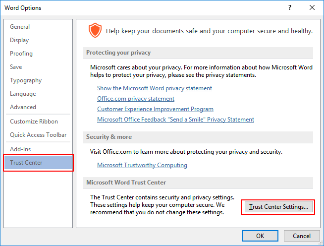 Abrir Central Confiável