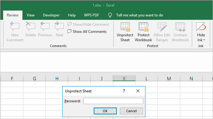 como remover a criptografia da planilha do Excel