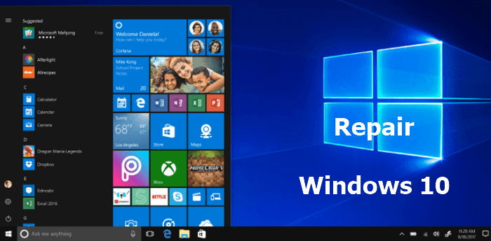 As 6 Principais Maneiras De Reparar Windows 10 Sem Perder Dados Gratuito Easeus 9455
