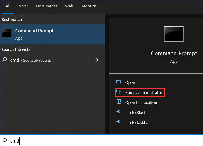 execute o cmd como administrador