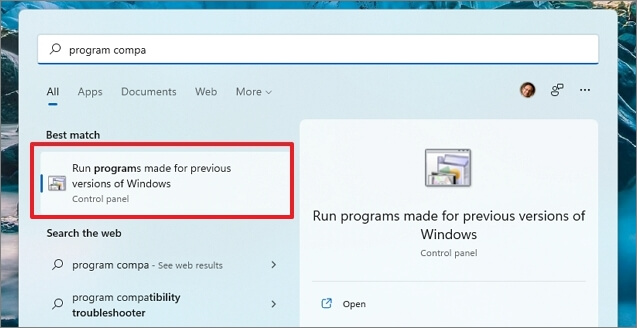 procurar verificador de compatibilidade de programa