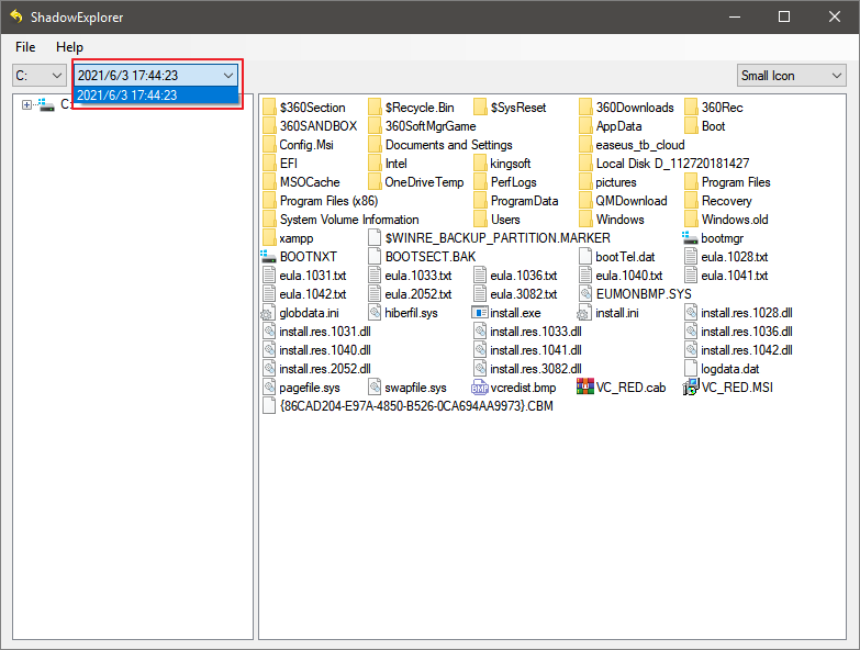 usar explorador de sombra