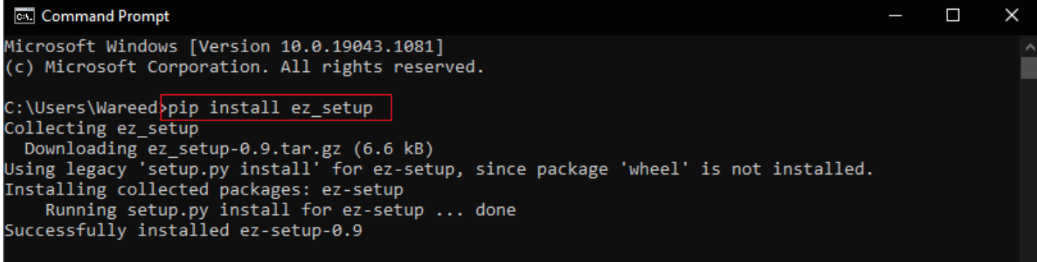 instalando a configuração do ez