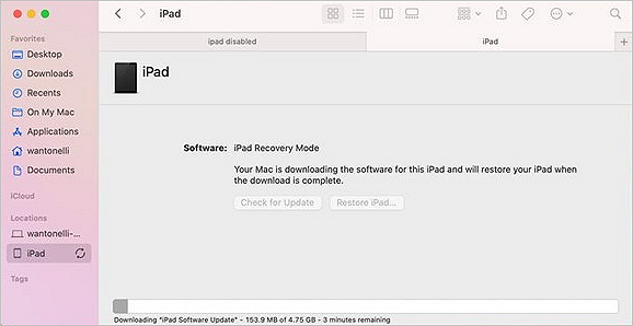 lançar um novo localizador