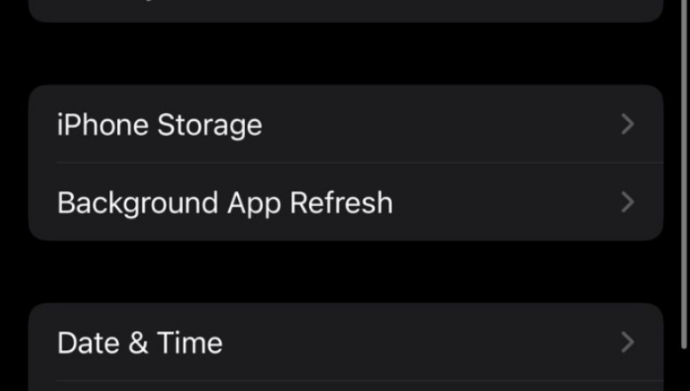 armazenamento do iphone