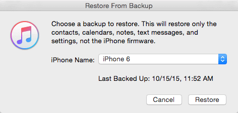 Extraia os backups de fotos do WhatsApp do backup do iTunes.