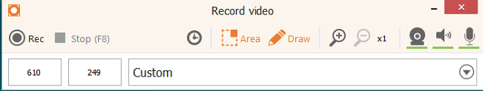 gravação de tela de sorvete gravar vídeo