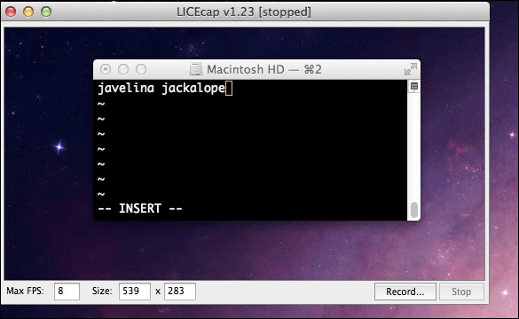 Gravador GIF - LICEcap